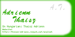 adrienn thaisz business card